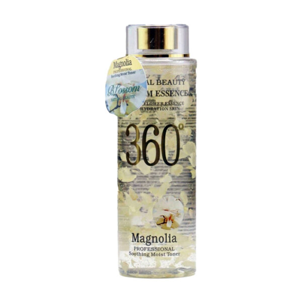 تونر پاک کننده آرایش 360 مدل Magnolia حجم 300 میلی لیتر